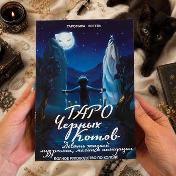 Книга «Таро Чорних Котів». Повний посібник по колоді, російська мова