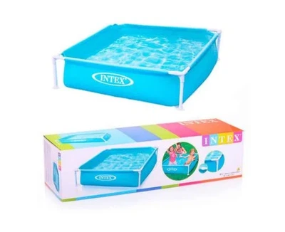 Бассейн каркасный Intex 122 х 30 см голубой из трехслойного винила