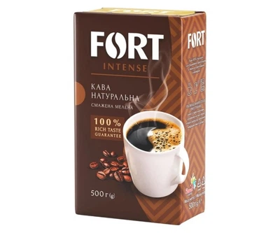 Кава натуральна смажена мелена, 500 g ТМ «TM Fort»