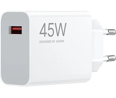Зарядное устройство для телефона Xiaomi 45 Вт Turbo Charging USB-A Белый (BHR07SLEU)