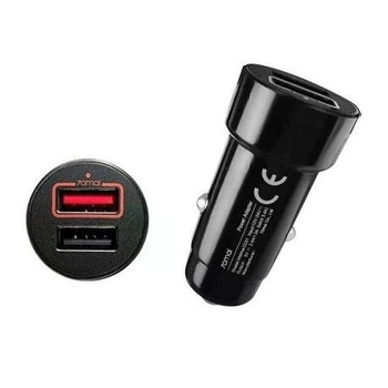 Автомобильное зарядное устройство 70mai Dash Cam Accessory D1 QC3.0 17W 2xUSB Midrive CC01 Black