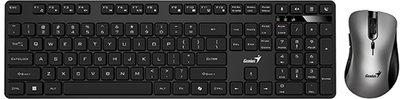 Комплект бездротовий Genius KM-8216S Copilot Black (31340018403)