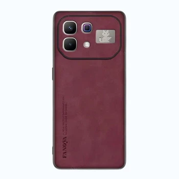 Чехол - накладка Fanoya для Infinix Note 60 / Note 60 Pro burgundy