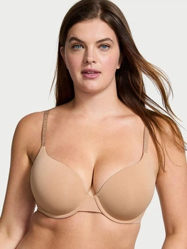 Бюстгальтер з Push-up з кісточками безшовний Victoria's Secret 585275698 32C Бежевий (1160059111)