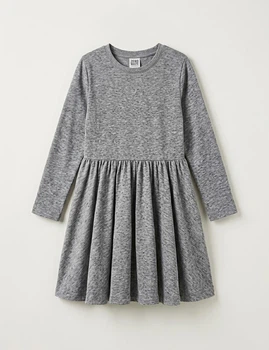 Дитяча сукня для дівчинки Green Cotton 98 см Сірий-меланж (251112110)