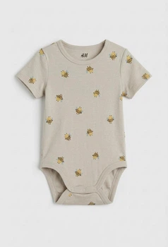 Дитяче боді для новонароджених H&M 62 см Бежевий (0590A)