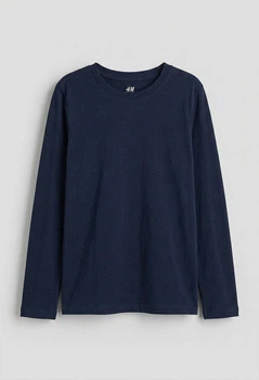 Дитячий лонгслів для хлопчика H&M 98-104 см Синій (0575B)