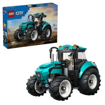 Конструктор LEGO Трактор 60498 204 детали пластик синий-зеленый