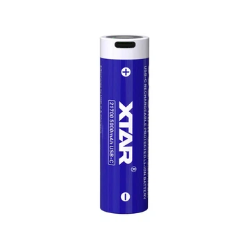 Акумуляторна батарея 21700 XTAR PRO-C 3.6В 5000mAh із роз'ємом USB-C | мaкс. розряд - 10А | 1 шт.