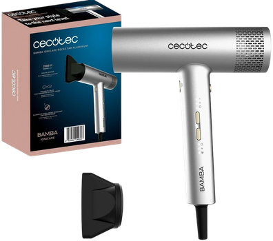 Suszarka do włosów Cecotec IoniCare RockStar Aluminum Srebrna