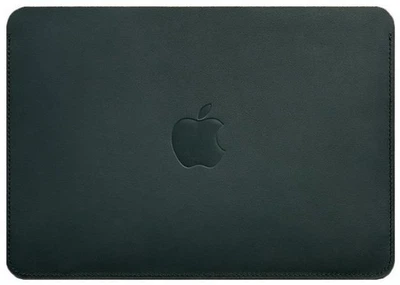 Кожаный чехол для MacBook 13 из натуральной кожи Краст конверт защитный для MacBook Air и Pro зеленый 69692