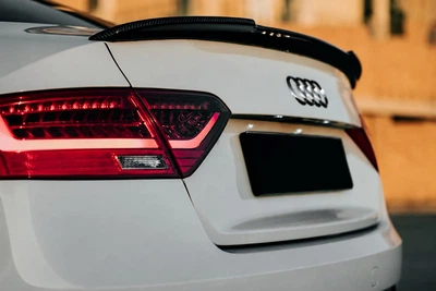 Спойлер DPT V-1 (для Sedan, чёрный глянец) для Ауди A5 2007-2015 гг