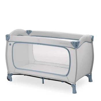 Манеж-ліжко Hauck Sleep N Play Go Plus 120x60 см метал-пластик блакитний