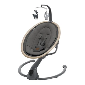 Шезлонг-гойдалка Maxi-Cosi Cassia SWG 65х69-74х87,5-96,5 см текстиль графітовий
