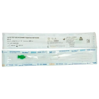 Катетер венозный подключаемый Каммед КВ-3 d=1,4
