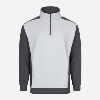 Толстовка на флисе, на молнии мужская Velilla 105703_07/08 L White/Grey (8445659083059)