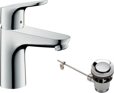 Смеситель для раковины HANSGROHE Focus 31607000 с донным клапаном