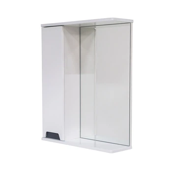 Дзеркало з шафкою Poli 60 L біле ліве (А0051238)