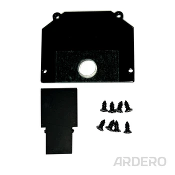 Заглушка Ardero LD2052 для вбудованого шинопроводу CABM1005 чорний (9026)