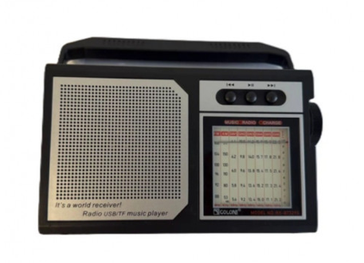 Приёмник Golon RX-329BT (USB,MicroSD,Solar)