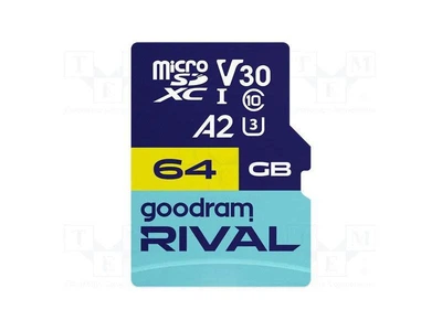 MicroSDXC GOODRAM 64 GB microSDXC Rival (GGSM2AA-0640R12)