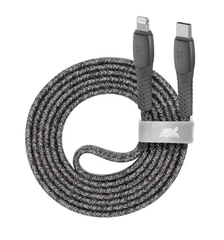 Кабель Rivacase PS6107 GR12, Lightning/Type-C
