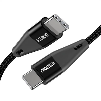 Кабель Choetech XCC-1008,USB 2.0, Power Delivery (PD), до 100 Ватт C-папа/C-папа, 1.8 м