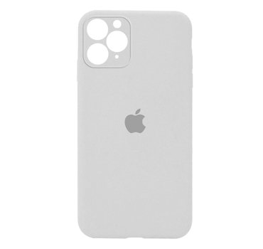 Чехол силиконовый Silicone Case Square для iPhone 11 Pro Max защита камеры белый
