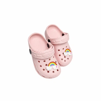 Крокси рожеві з джибітсами Crocs (131-311) 25(р)