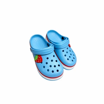 Крокси блакитні з червоним Luckline (3102-313) 34(р)