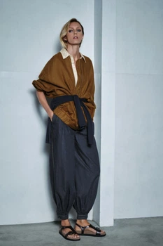 Куртка оверсайз з льону Zara 8292/491 M