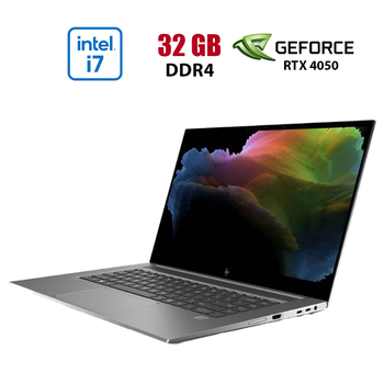 Мобильная рабочая станция HP ZBook Studio G7 / 15.6" (1920x1080) IPS / Intel Core i7-10750H (6 (12) ядер по 2.6 - 5.0 GHz) / 32 GB DDR4 / 512 GB SSD / nVidia Quadro T1000, 4 GB GDDR5, 128-bit / WebCam б/у