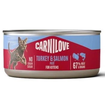 Паштет для кошек Carnilove Turkey & Salmon Kitten 100 г (8595602582877)
