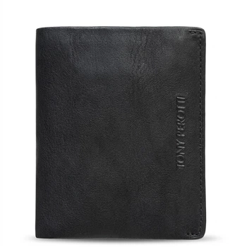 Мужское портмоне Tony Perotti Varsavia из натуральной кожи 3480 nero (bg900fash82) Черное
