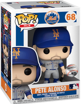 Фигурка Funko Pop! SPORTS: MLB (Baseball) — #68 Pete Alonso (Road Uniform), Пит Алонсо (Выездная форма)