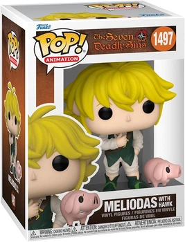 Фигурка Funko Pop! & Buddy: Seven Deadly Sins — #1497 Meliodas with Hawk, Мелиодас с Хоуком