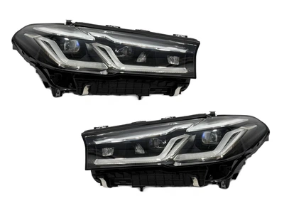 Фары Adaptive LED LCI 2020+ рестайлинг для BMW G30 / G31 2016-2020 2шт. с заменой бампера на 20+ для BMW 5 series G30 2017-2023 (9496)