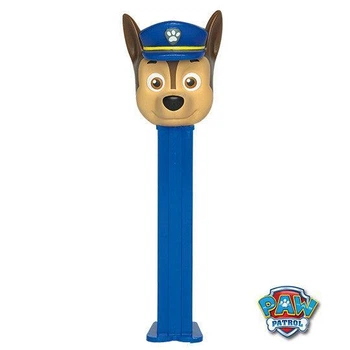Конфеты PEZ с фруктовым вкусом без лактозы и глютена + игрушка (Paw Patrol Гонщик) 17 г