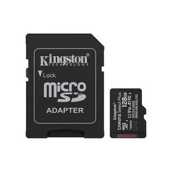 Карта пам"яті Kingston 128GB (з SD адаптером) Class 10 UHS-I U1 V10 A1 (SDCS3/128GB)