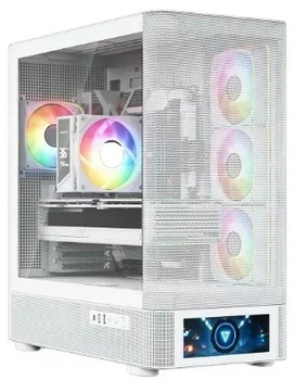 Obudowa MODECOM Volcano AQ500 ARGB MIDI White (MC-A-AQ500-4FA-W)