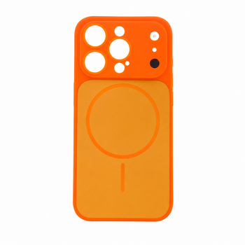 Чохол Premium для смартфона Silicone Creative Variation Case MAG COVER Apple iPhone 15 Pro 4,Orange (MagCOViP15P-4)