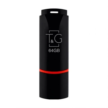 Флеш-пам'ять USB 64GB T&G Classic USB 2.0 пластик чорна з кришкою