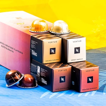 Набор кофе в капсулах Nespresso Vertuo Barista Creations Flavoured Coffee Pack, 4 туба / 40 капсул