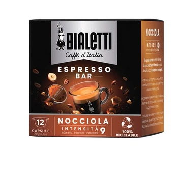 Капсулы Bialetti Caffe d'Italia Nocciola для кофемашин Gioia, лесной орех, 12 шт.