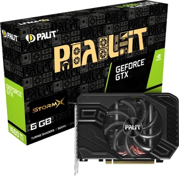 Видеокарта Palit GeForce GTX 1660 Ti StormX 6GB GDDR6