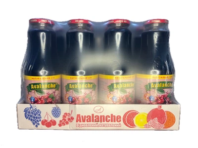 Упаковка Сок вишневый Avalanche восстановленный 1 л х 8 шт (AJ0720)