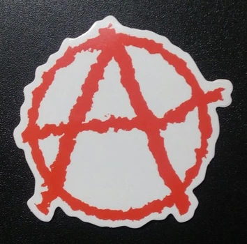 Стикер етикетка-наклейка самоклейка Anarchy 1 (6,5 см)