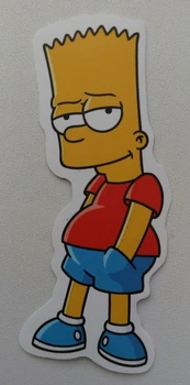 Стикер этикетка наклейка самоклейка Bart 2 (9,5см х 3,5см)