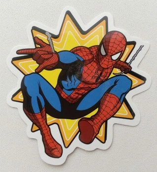 Стикер этикетка наклейка самоклейка Spider-Man 1 (7см х 8см)