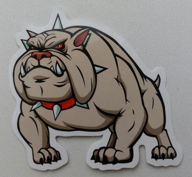 Стикер этикетка наклейка самоклейка Bulldog (7см х 7см)